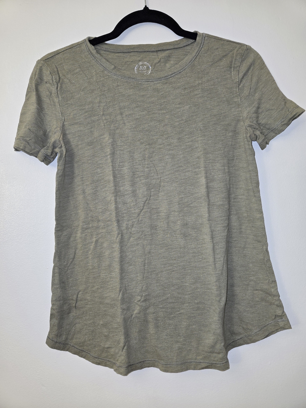 Maurices Women's Short Sleeve Crewneck Tee in Olive